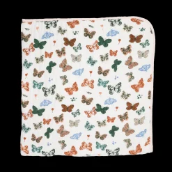 Original Cotton Muslin Quilt - Butterflies