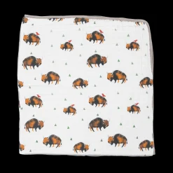 Original Cotton Muslin Quilt - Bison