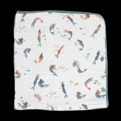 Original Cotton Muslin Quilt - Mermaids