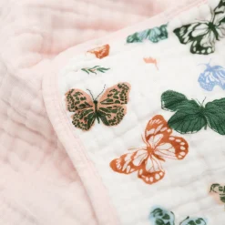 Original Cotton Muslin Quilt - Butterflies
