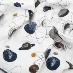 Original Cotton Muslin Quilt - Planetary