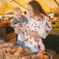 Original Cotton Muslin Quilt - Georgia Peach