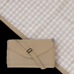 Outdoor Blanket - Beige Buffalo Check