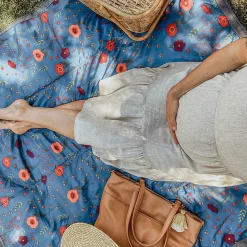 Outdoor Blanket - Midnight Poppy