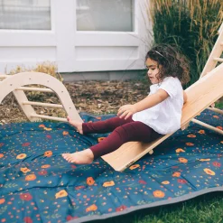 Outdoor Blanket - Midnight Poppy