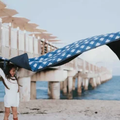 Outdoor Blanket - Navy Plaid