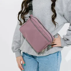 Red Rovr Joey Belt Bag - Mauve