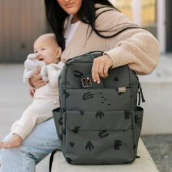 Red Rovr Roo Backpack - Charcoal Doodle