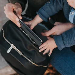 Skyline Backpack Black - Gold Hardware