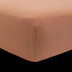 Stretch Knit Crib Sheet - Terracotta