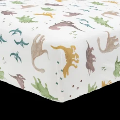 Stretch Knit Crib Sheet - Dino Pals