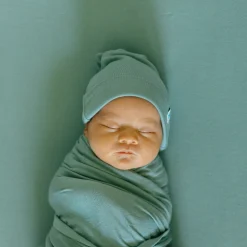 Stretch Knit Crib Sheet - Harbor