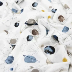 Stretch Knit Swaddle Blanket - Planets