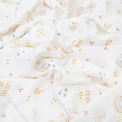 Stretch Knit Swaddle Blanket - Rainbows