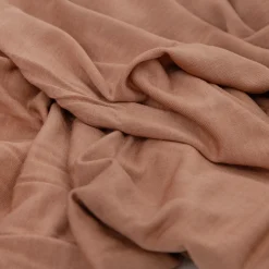 Stretch Knit Swaddle Blanket - Terracotta