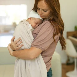 Stretch Knit Swaddle Blanket 2 Pack - Watercolor Rose