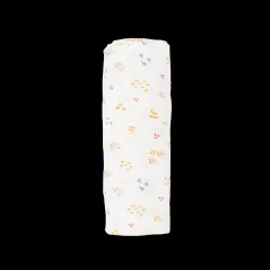 Stretch Knit Swaddle Blanket - Rainbows