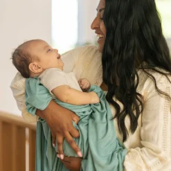 Stretch Knit Swaddle Blanket - Harbor