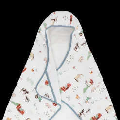 Toddler Hooded Towel - Farmyard