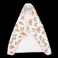 Toddler Hooded Towel - Watercolor Roses