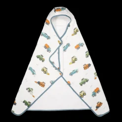 Toddler Hooded Towel - Work Trucks